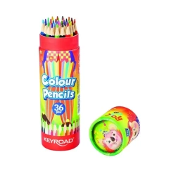 Kredki trójkątne 36szt - Keyroad