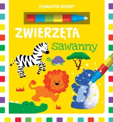 Flamaster wodny. Zwierzęta sawanny - Urszula Kozłowska