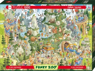 Puzzle 1000 elementów. Funky Zoo - część XII. ZOO w Himalajach, Degano