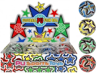 Piłka Antystres 8cm Gwiazd Mix Mc Disp 24/288