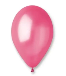 Balony metaliczne, ciemnoróżowe (100 sztuk) - Godan