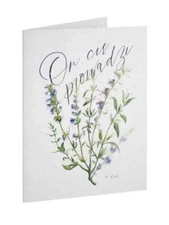 Kartka Dobro - ON - On cię prowadzi - hizop