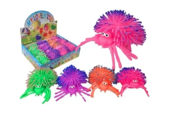 Pająk gumowy 14cm ze światłem 12/box PG6192 61929