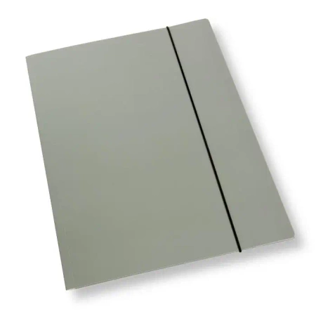 Teczka A4 z gumką lakier szara 350gsm (10szt) - Penword