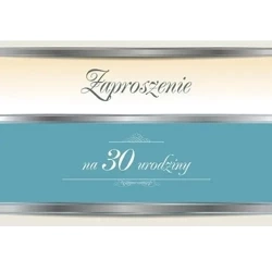 Zaproszenie Urodziny 30 ZT31 (10szt.) - Trend