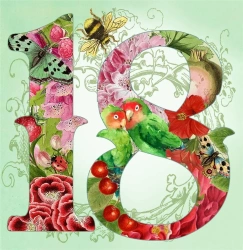 Karnet kwadrat z kopertą Urodziny 18 - Madame Treacle