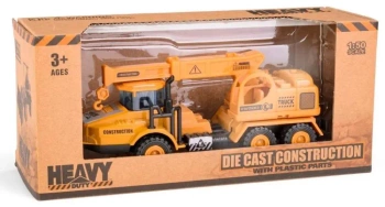 Pojazd budowlany - dźwig metalowy - Daffi