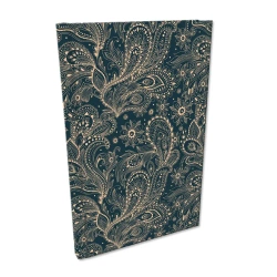 Notes A5 kratka Soft Touch Paisley Beż-Denim - EV-Corp
