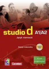 Studio d. A1/A2. Zeszyt maturalny + CD - Renata Królikowska, Magdalena Kosior-Szychiewicz