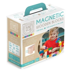 Klocki drewniane Mega Colour 100szt - Kooglo