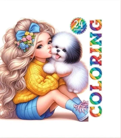 Kolorowanka 120x120 Najlepsi przyjaciele - Fresh