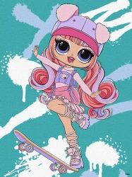 Malowanie po numerach - Tweens LOL Skate Dance.. - Ideyka