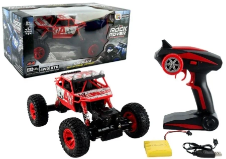 Auto R/C Rock Rover 4WD 1:18 - Pro Kids