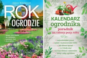 Kalendarz ogrodnika (twarda oprawa) + Rok w ogrodzie - Joanna Mikołajczyk