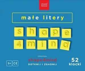 Shape4mind Małe litery 52 sztuki - Galaktyka PAP