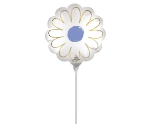 Balon foliowy Mini Shape purple daisy - Anagram