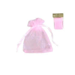 Woreczki organzowe różowe 7x10cm 10szt - Penword
