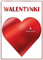 Karnet B6 Walentynki Serce i Pinezka - Henry