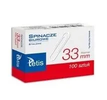 Spinacze biurowe 33mm 100szt. GS140-C - Tetis