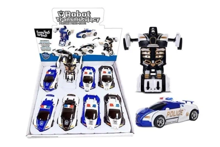 Auto robot Policja 12 cm mix - Artyk