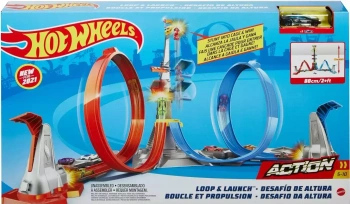 Hot Wheels. GRW39 Zestaw Wieża. Starcie na wysokości z pojazdem