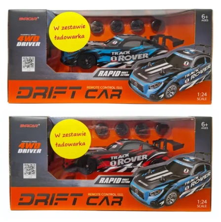 Pojazd auto sportowe driftujące sterowane pilotem ze światłem - SWEDE