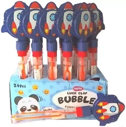 Bańki mydlane, rakieta