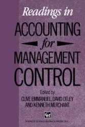 Readings in Accounting for Management Control - Emmanuel David Clive Otley and Kenneth