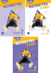 Matematyka w punkt 7 Podręcznik + zeszyt ćwiczeń + zbió zadań WSIP PAKIET - Małgorzata Mularska|Bożena Winiarczyk|Ewa Dębicka