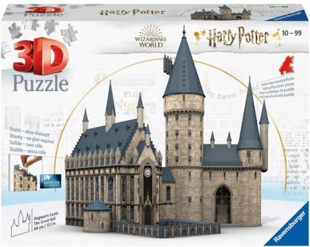 Puzzle 3D 540 Zamek Hogwarts Harry Potter - Ravensburger