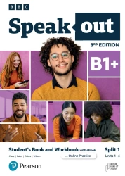 Speakout 3rd Edition B1+. Split 1. Student's Book and Workbook with Digital Version and Online Pract - praca zbiorowa