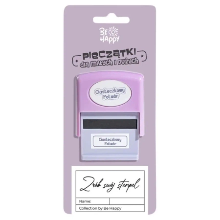 Pieczątka z napisem - Ciasteczkowy Potwór - Be-Happy Gifts