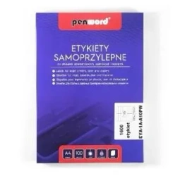 Etykiety samoprzylepne A4/100K 16x105x37mm - Penword
