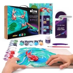 Zestaw kreatywny - Karpie koi 30x40cm - Okto