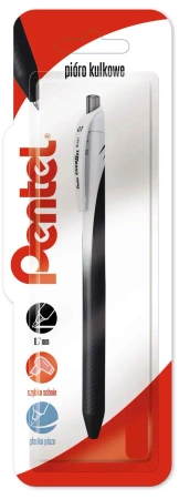 Pióro kulkowe 0,7 mm, EnerGel BL437 czarny 1szt. - PENTEL