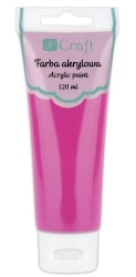 Farba akrylowa ciemnoróżowa 120ml - Dalprint dpCraft