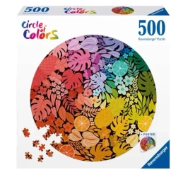 Puzzle 2D 500 Paleta kolorów. Tropiki - Ravensburger