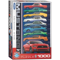 Puzzle 1000 elementów. Ford Mustang 50 lat