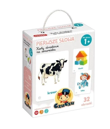 CzuCzu Karty obrazkowe na sznurku Pierwsze słowa - opracowanie zbiorowe