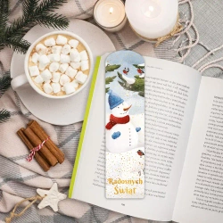 Zakładka tradycyjna Boże Narodzenie Bałwan - Henry