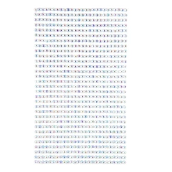 Kryształki samoprzylepne opalescent 3mm 806szt - Dalprint dpCraft