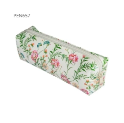 Piórnik jednokomorowy okrągły kwiaty - Pajacyk