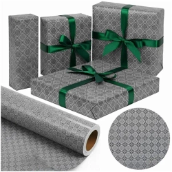 Papier ozdobny Srebrna Mozaika X-Strong 57cmx25m - PaperHit