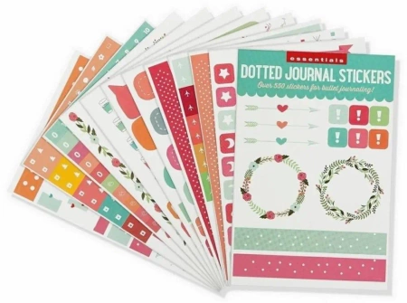Naklejki do planera Bullet Journal 500szt - Peter Pauper Press