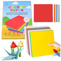 Papier kolorowy ozdobny A4 - Leantoys