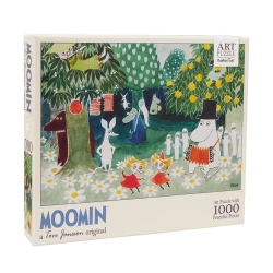 Puzzle 1000 Artystyczne Muminki Muzyczny ogród - Barbo Toys