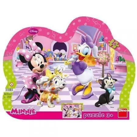 Puzzle 25 ramkowe Minnie i zwierzaki - Minnie