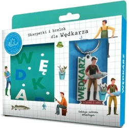 Zestaw brelok + skarpetki dla wędkarza - Pan Dragon