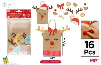 Torebki papierowe świąteczne 2szt - MP Main Paper