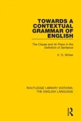Towards a Contextual Grammar of English - Winter Eugene